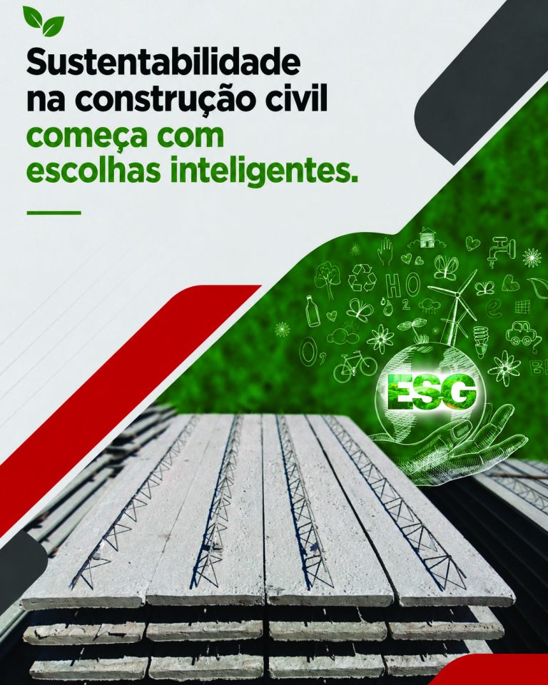 Sustentabilidade na construção com pré-moldados
