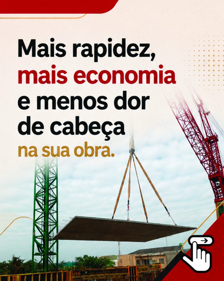 Lajes pré-fabricadas que aceleram sua obra